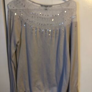 White House Black Market Gray top